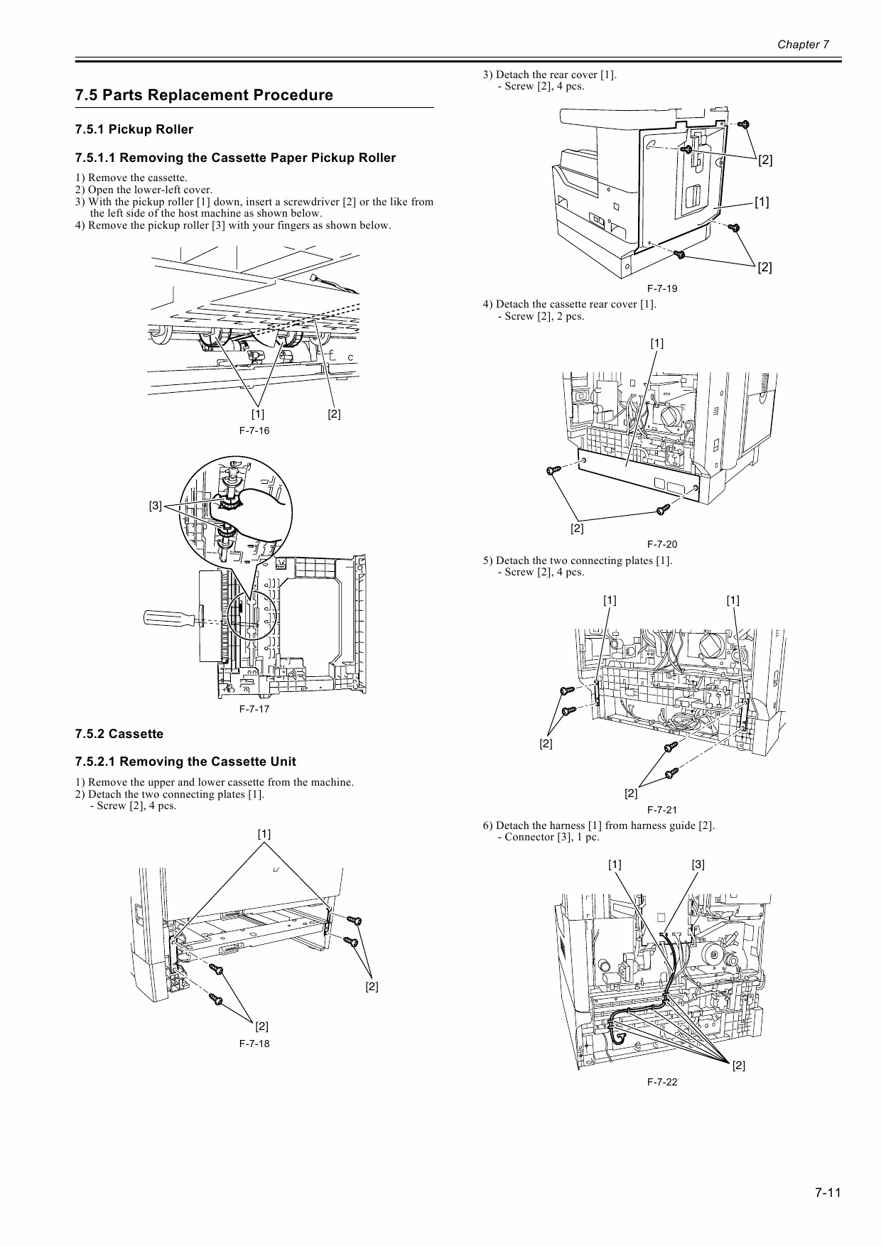 Canon imageRUNNER iR 2030 2025 2022 2018 Parts and Service Manual